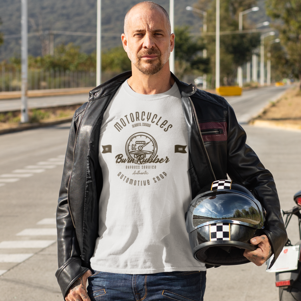 Gravel & Cain Motorcycles Automotive Shop Short Sleeve T-Shirt