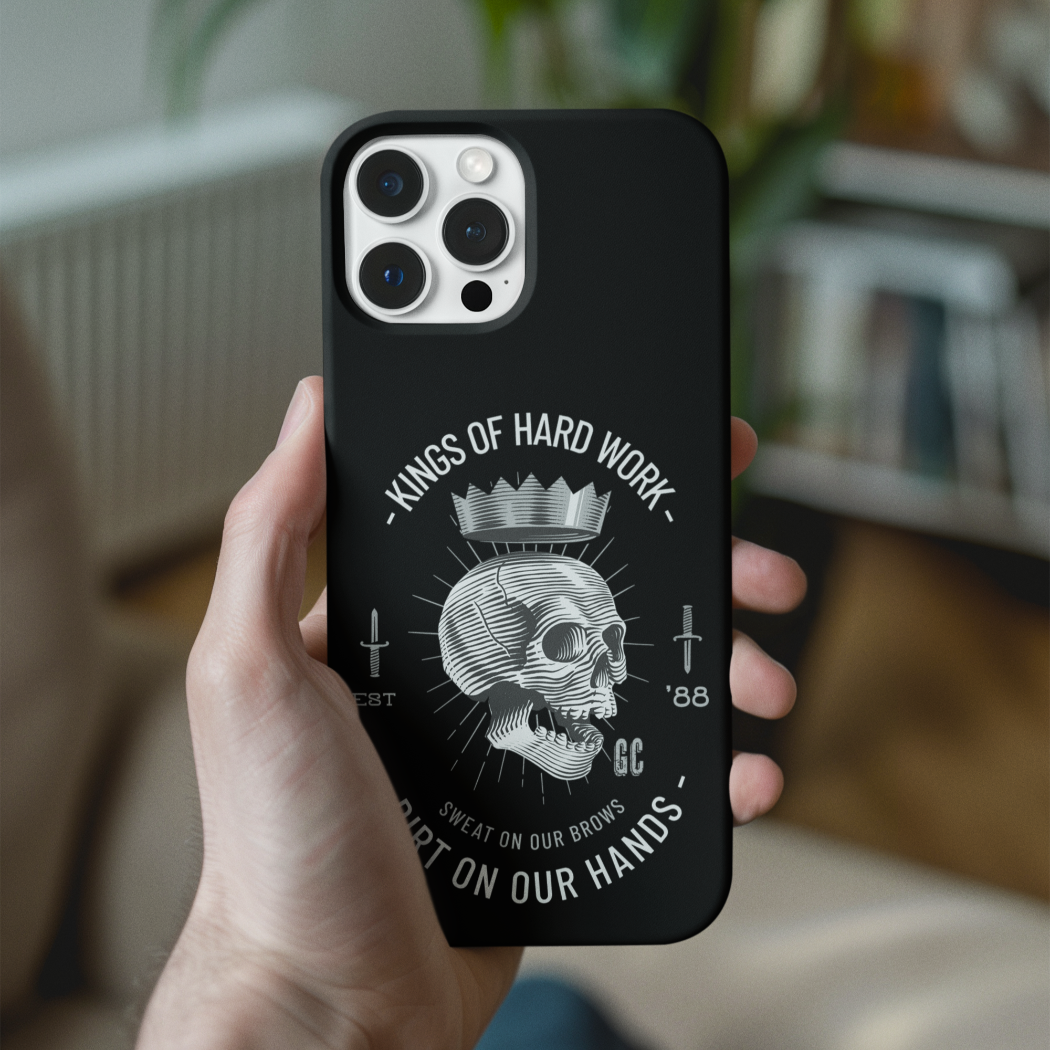 Gravel & Cain Kings Of Hard Work Tough Phone Case for iPhone