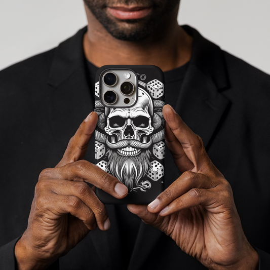 Gravel & Cain Skull & Gamble Tough Phone Case for iPhone