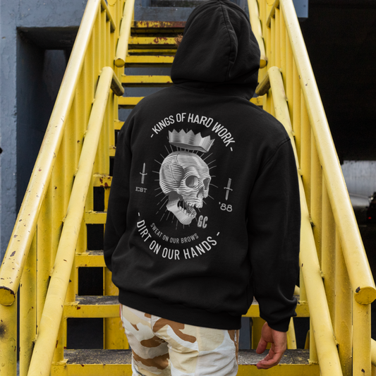 Gravel & Cain Kings Of Hard Work Hoodie