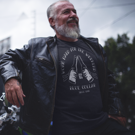Gravel & Cain Work Hard For The Weekend Short Sleeve T-Shirt