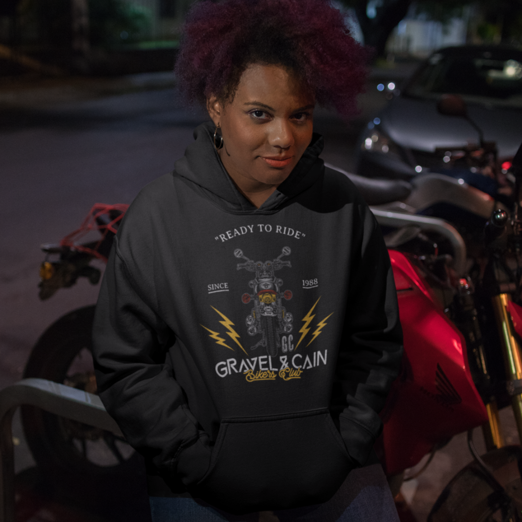 GC Gravel & Cain Bikers Club Hoodie