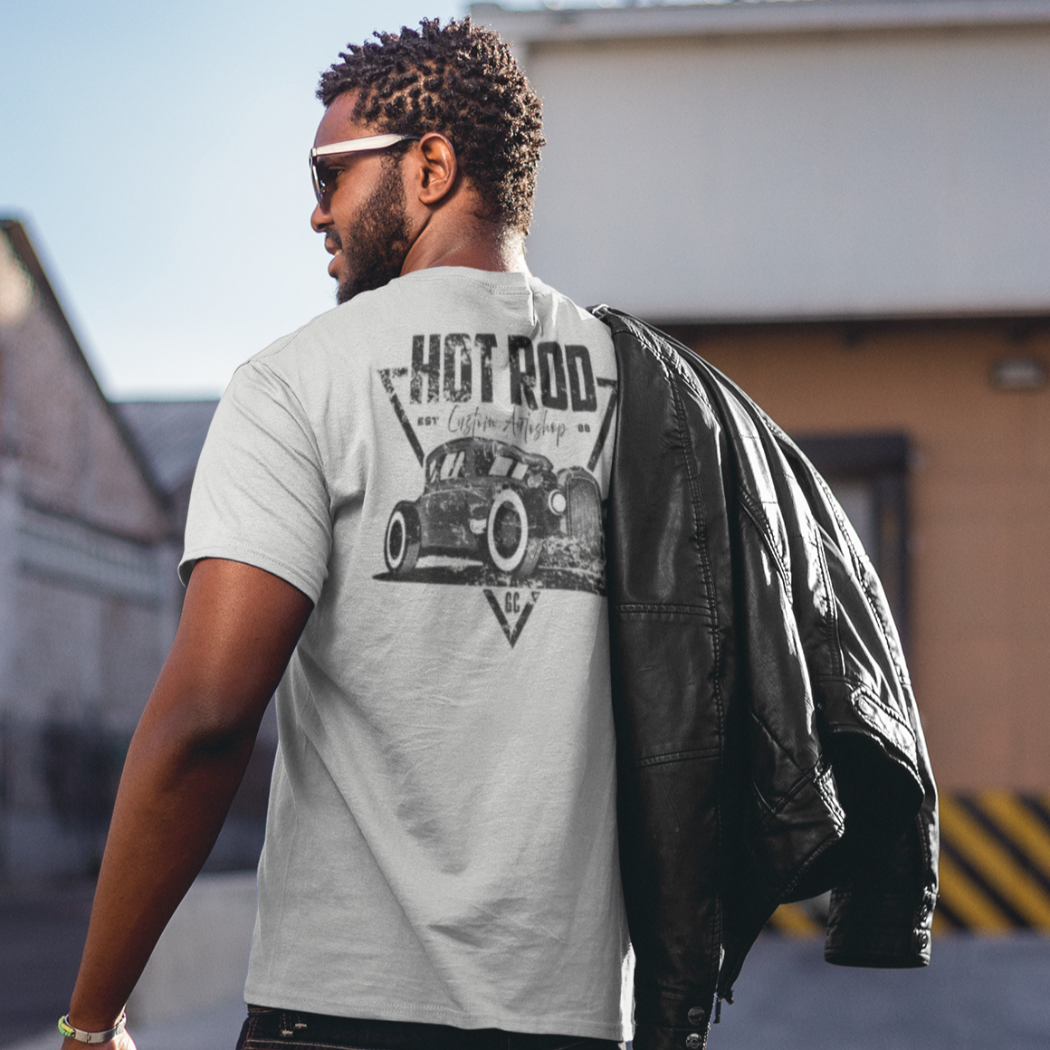 Gravel & Cain Hot Rod Custom Auto Shop Short Sleeve T-Shirt