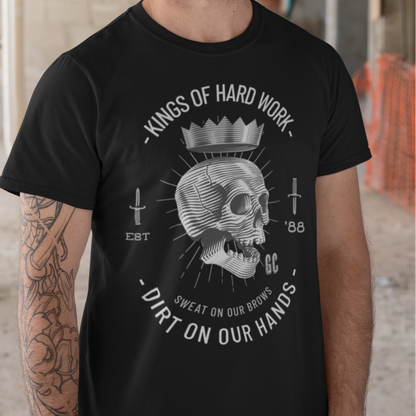 Gravel & Cain Kings Of Hard Work Short Sleeve T-Shirt