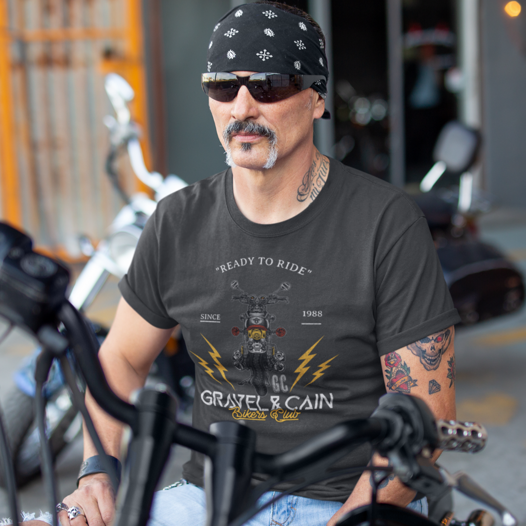 Gravel & Cain Gravel & Cain Bikers Club Short Sleeve T-Shirt