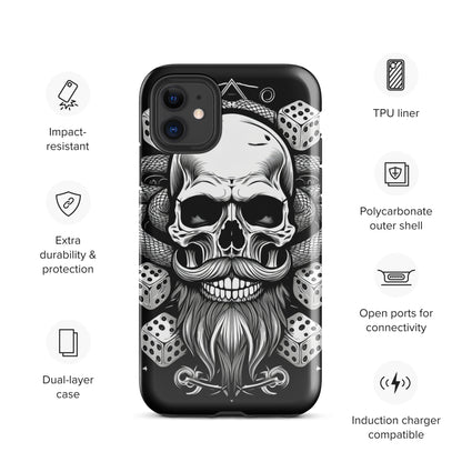 GC Skull & Gamble Tough Phone Case for iPhone®
