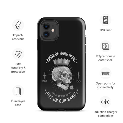 GC Kings Of Hard Work Tough Phone Case for iPhone® (Matte Finish)