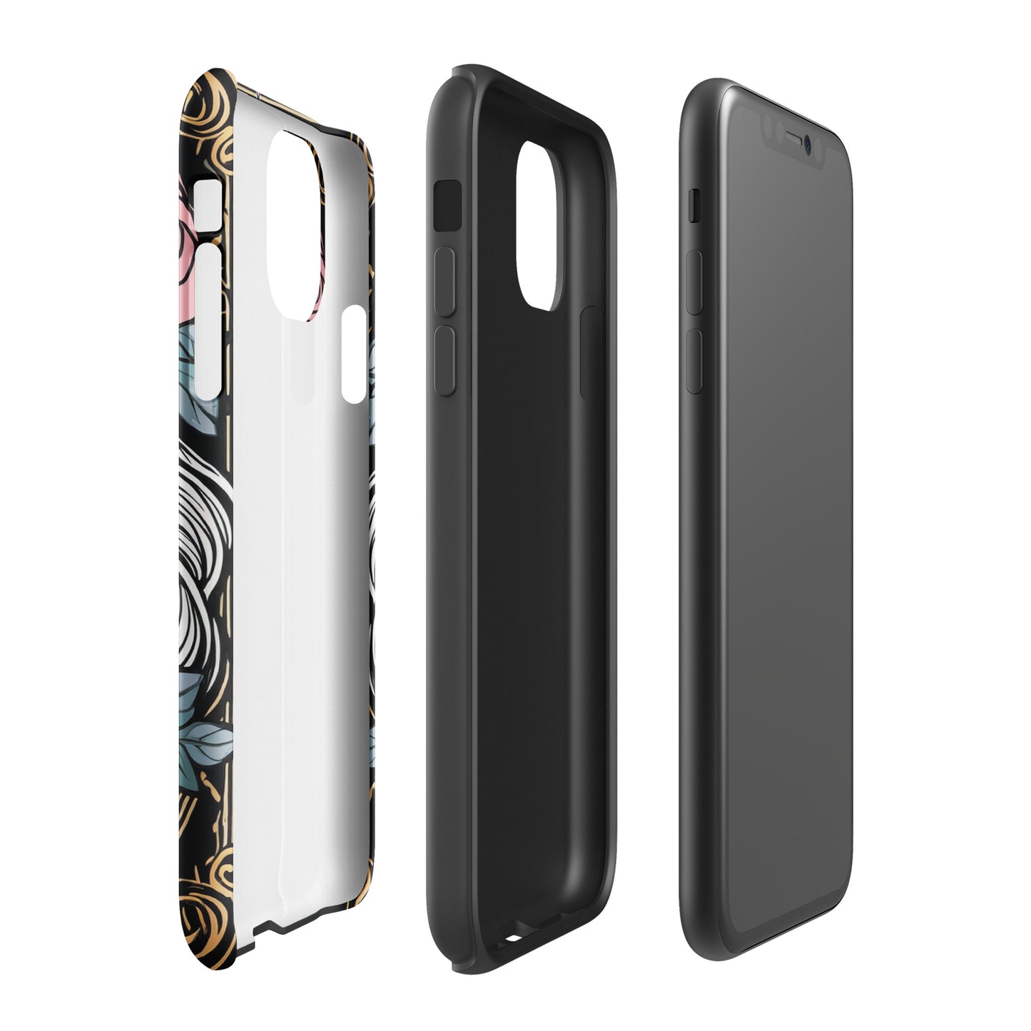 GC Rosey Candy Skull Tough Phone Case for iPhone®