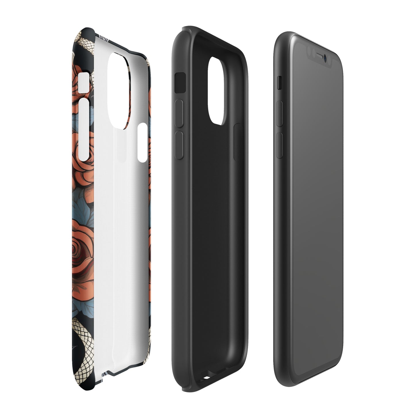 GC Skull & Roses Tough Phone Case for iPhone®